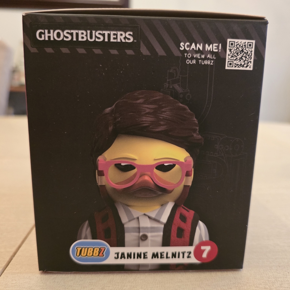 Ghostbusters TUBBZ Janine Melnitz Collectible Rubber Duckie, New in Box! - Picture 4 of 6